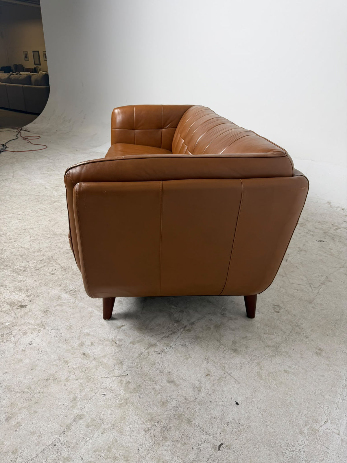 Jag's furniture 3 seater sofa couch. Real leather sofa. Delivery available