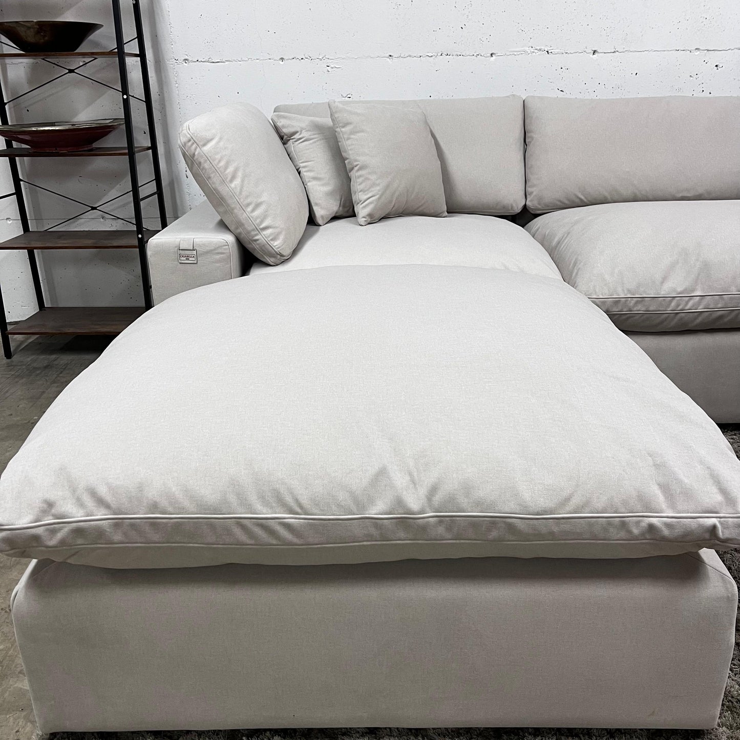 Bnib CasaBella Haylee cloud sectional. Modular L shaped sofa couch