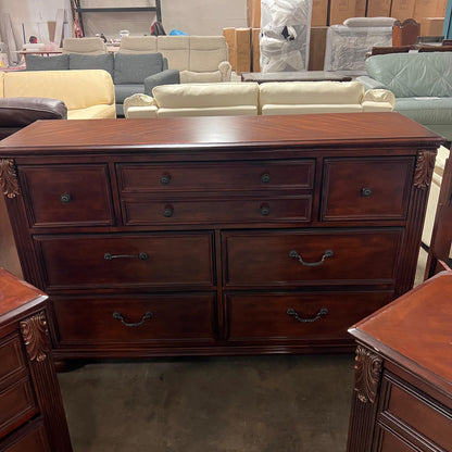 Luxury Ashley North Shore Dresser + Nightstands