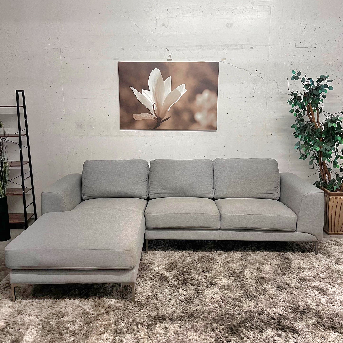 Fabric Sectional. 2 piece L shaped sofa