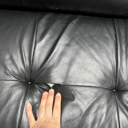 Scan design leather sectional