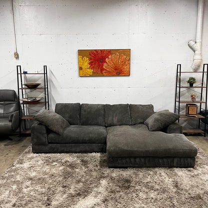 Moe's Collection plunge sectional. Excellent condition