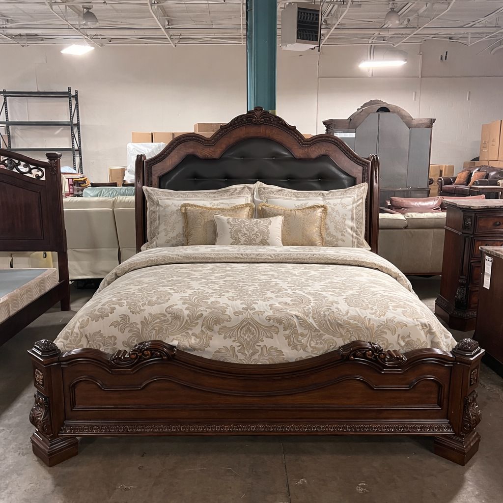 Ashley North Shore King Bed Frame – Retailed $3,000