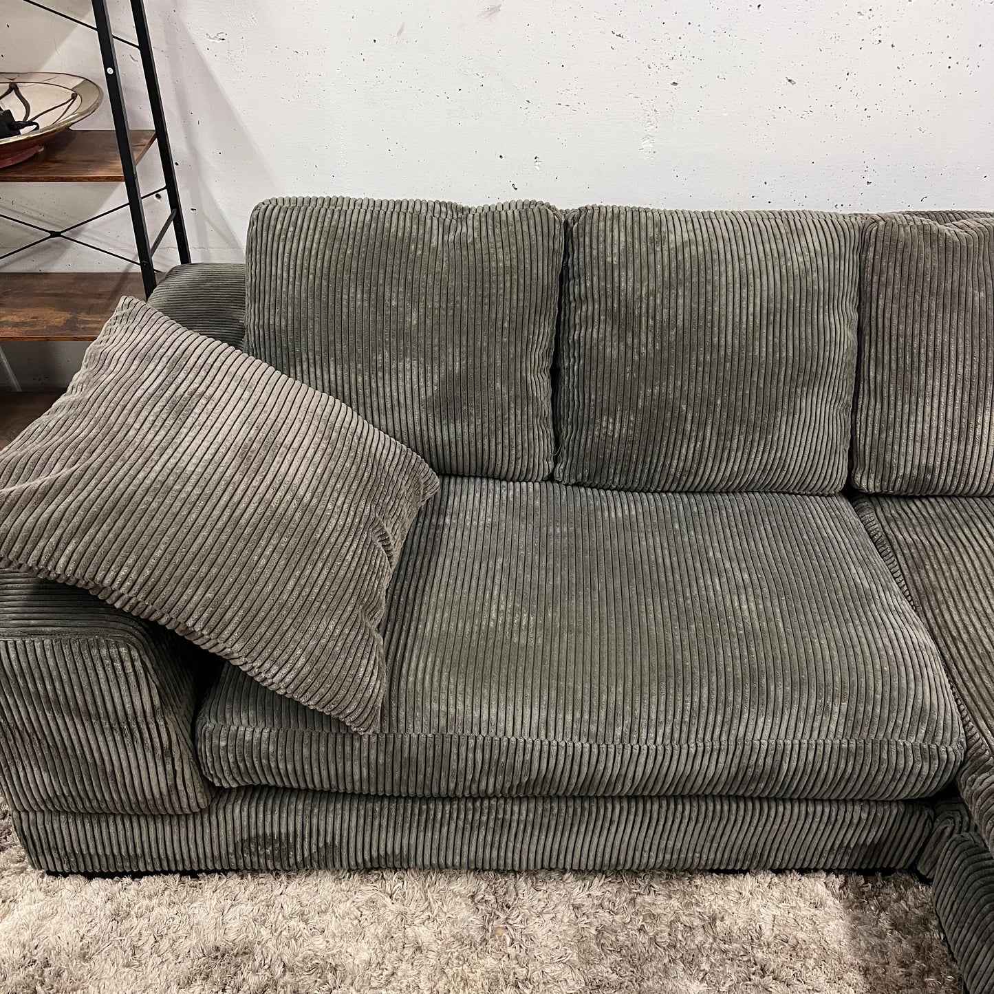 Moe's Collection plunge sectional. Excellent condition