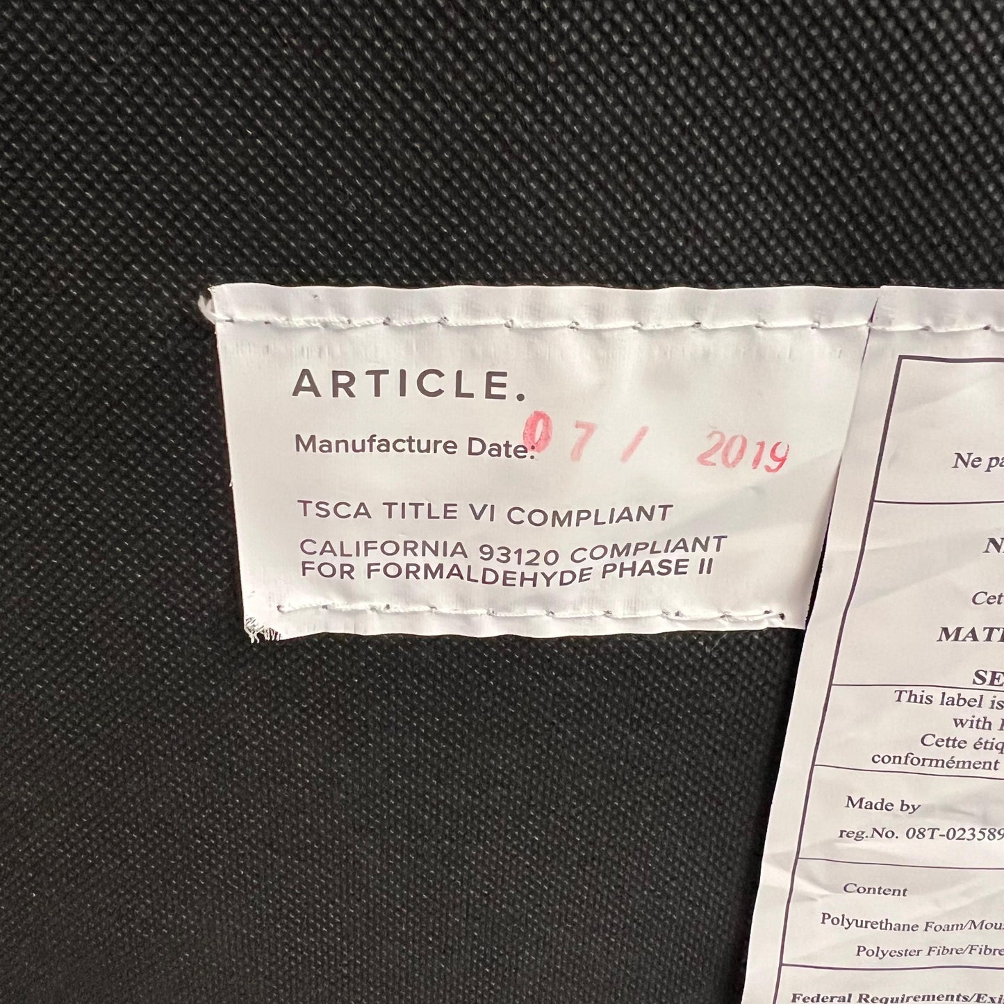 Article quadra modular sectional