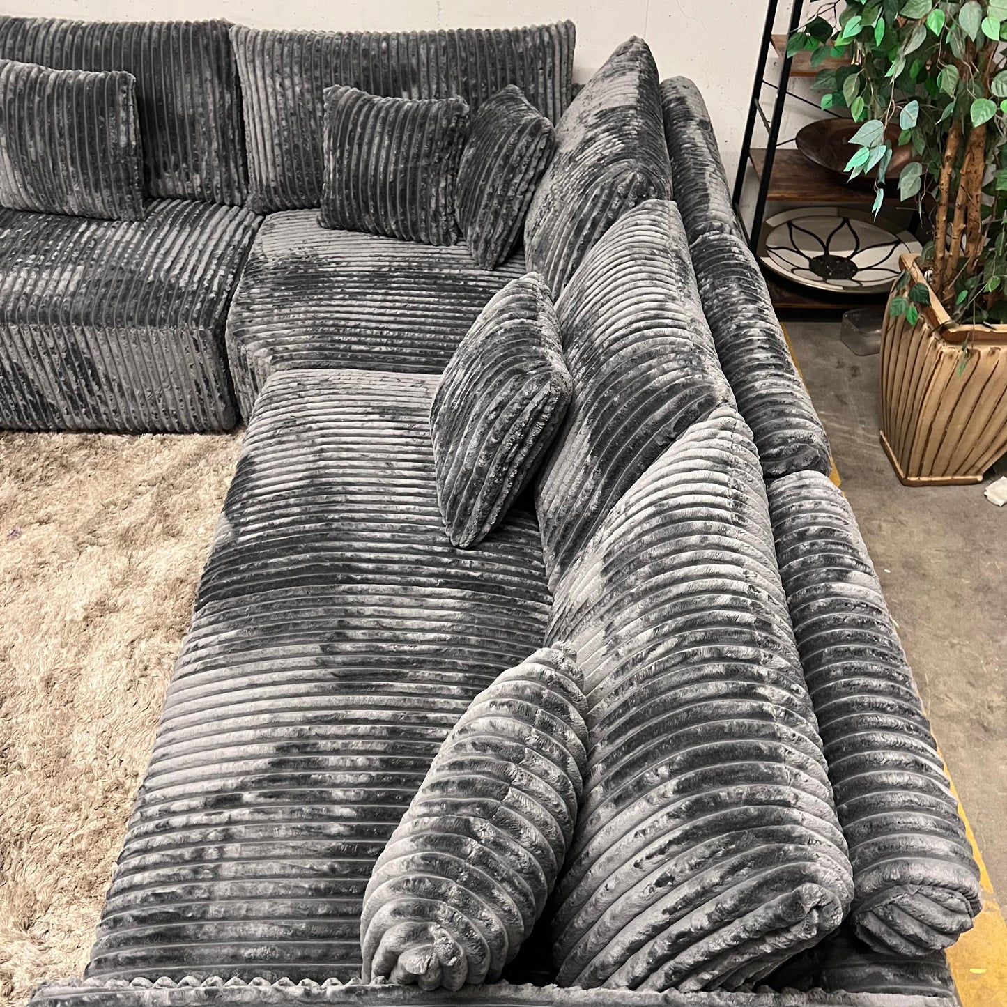 New Casa Bella U shaped sofa couch.