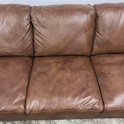 Genuine italian leather sofa.