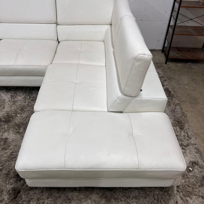 Scan design real leather sectional