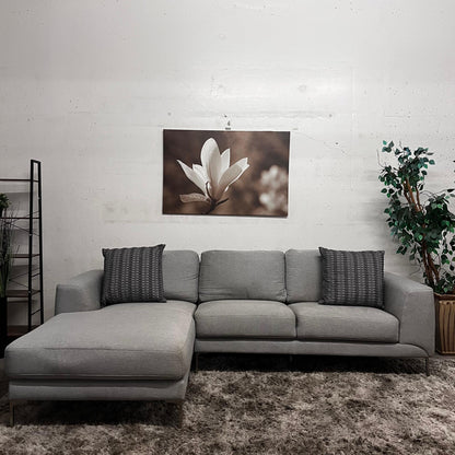 Fabric Sectional. 2 piece L shaped sofa