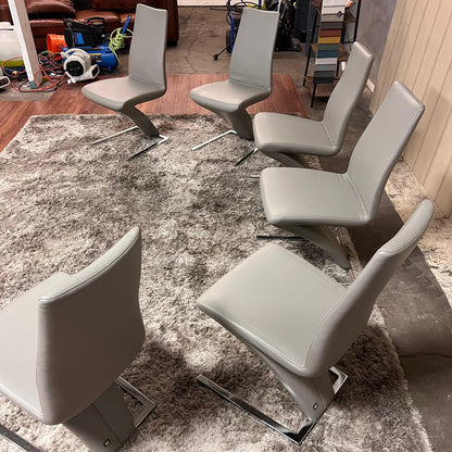 Rolf Benz 7800 chair. Genuine leather.