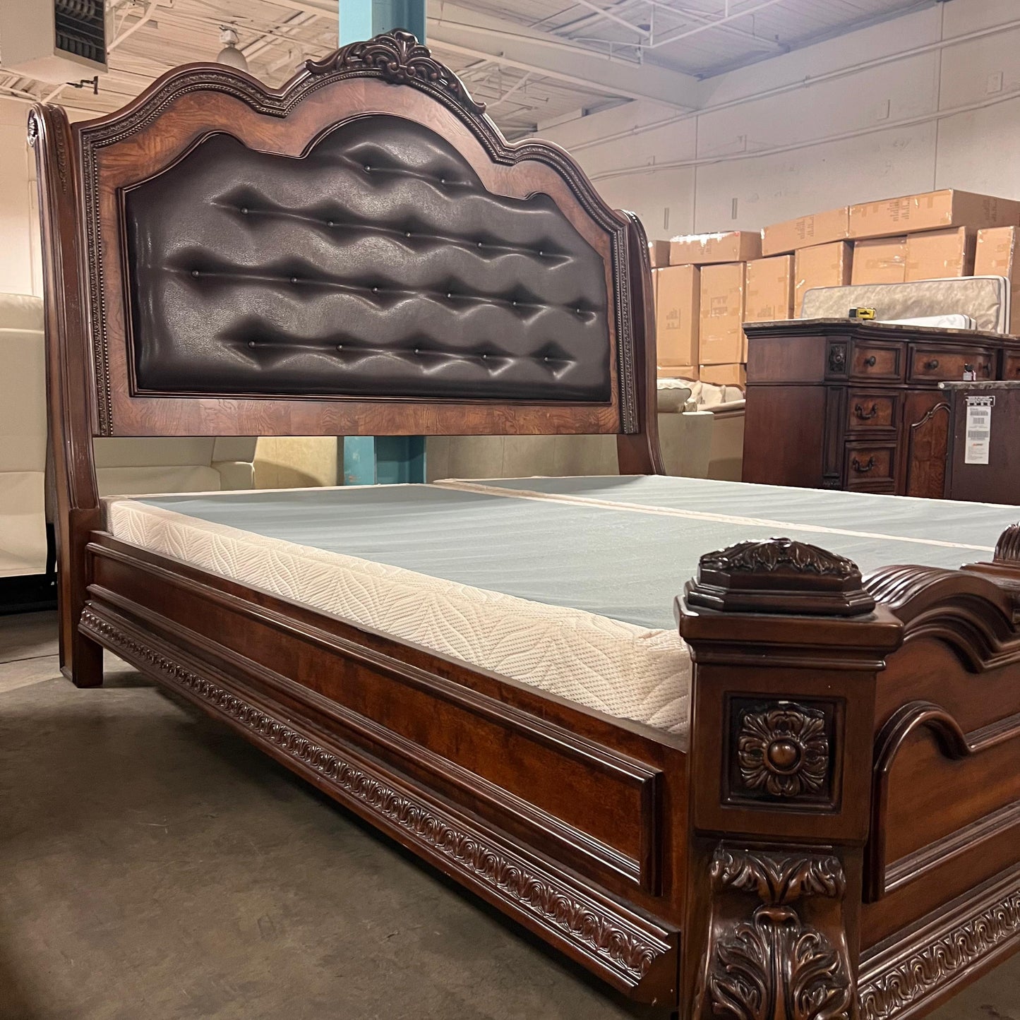 Ashley North Shore King Bed Frame – Retailed $3,000