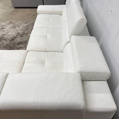 Scan design real leather sectional