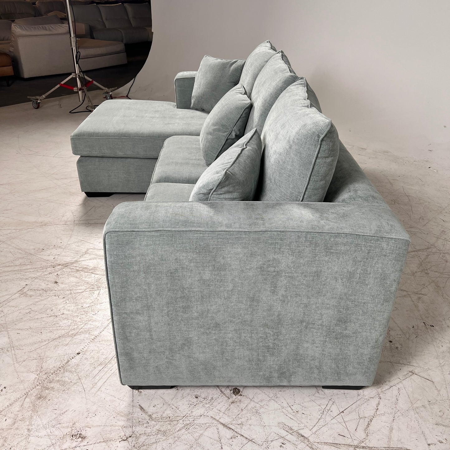 New Stylus Cannon sectional. L Shaped sofa couch