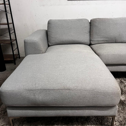 Fabric Sectional. 2 piece L shaped sofa