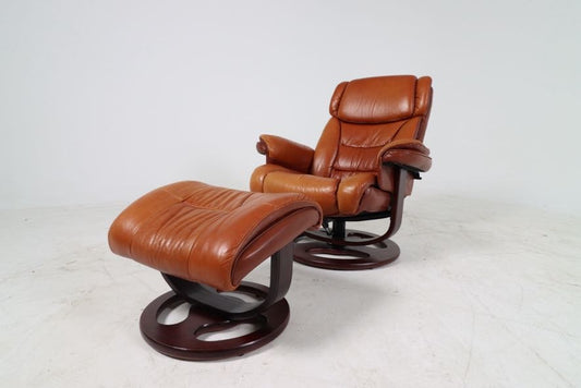 Lane furniture reclining chair and ottoman.