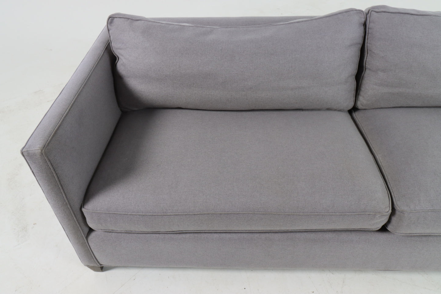 Crate and barrel 3 seater sofa Barrett II. Retails $7300. Fabric sofa