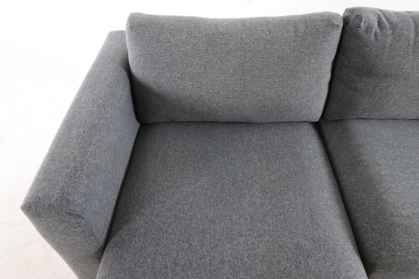 Ikea Finnala sectional. Grey L shaped sofa couch