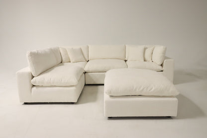 Cloud Modular Sectional – White Bouclé