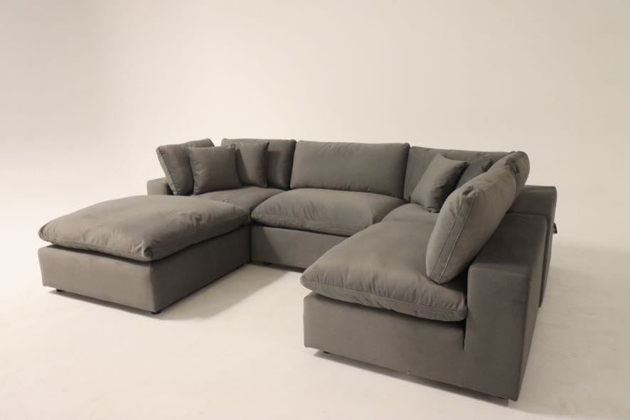 Bnib 5 piece Cloud sectional. Modular down filled sofa couch
