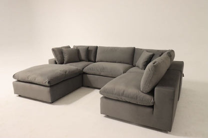 Bnib 5 piece Cloud sectional. Modular down filled sofa couch