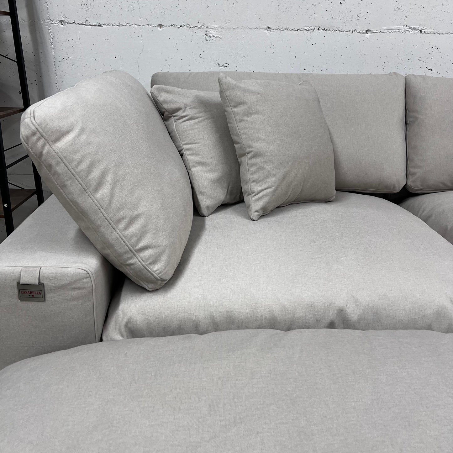 Bnib CasaBella Haylee cloud sectional. Modular L shaped sofa couch