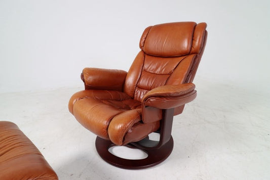 Lane furniture reclining chair and ottoman.