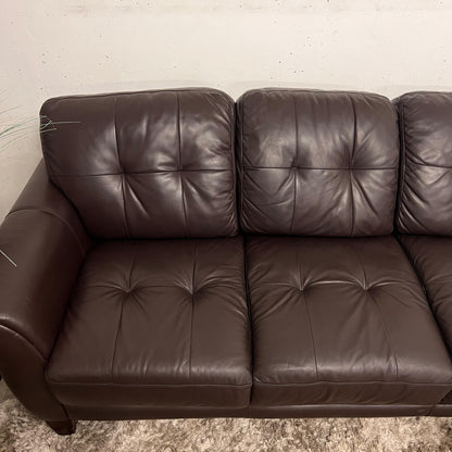 La z boy Brown leather sectional