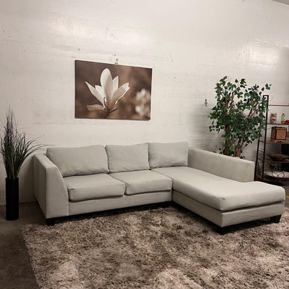 Stylus custom made sectional. L shaped sofa couch.