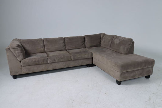 The brick chenille sectional. Extra large L shaped sofa couch