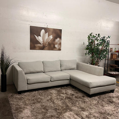 Stylus custom made sectional. L shaped sofa couch.