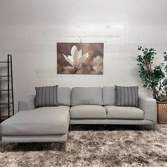 Fabric Sectional. 2 piece L shaped sofa