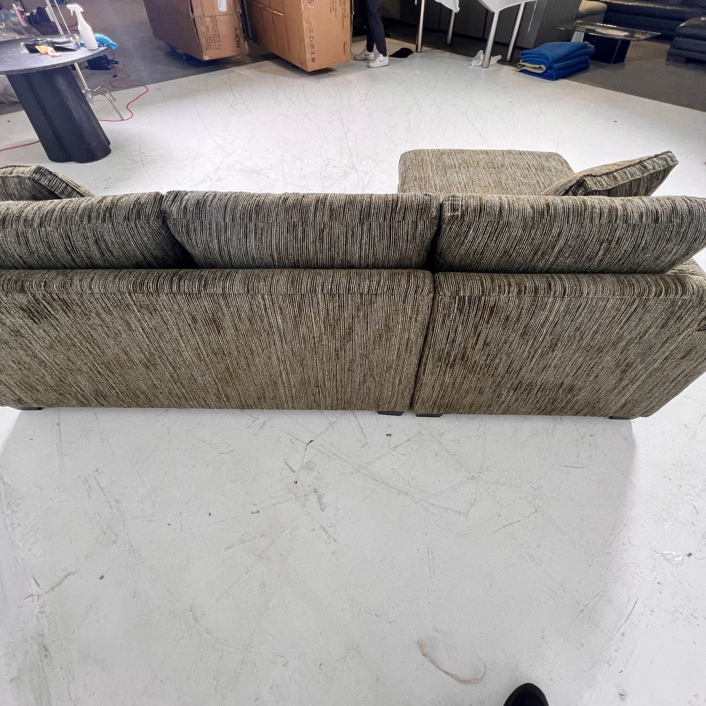 Brand new Stylus Cannon sectional. L Shaped sofa couch