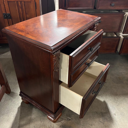 Luxury Ashley North Shore Dresser + Nightstands