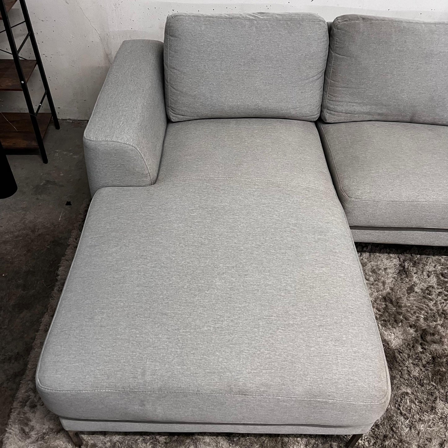 Fabric Sectional. 2 piece L shaped sofa