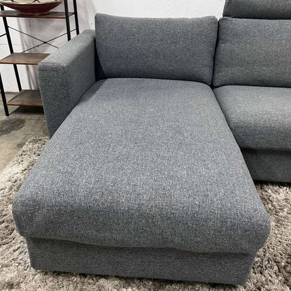 Ikea finnala sectional. Grey L shaped sofa couch with storage. Delivery available
