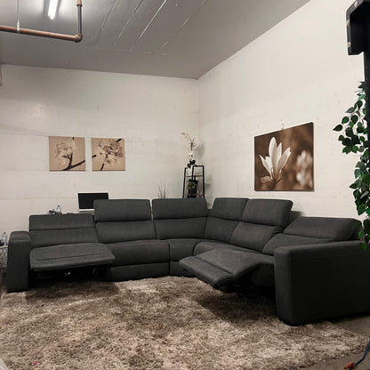 Power reclining sectional.