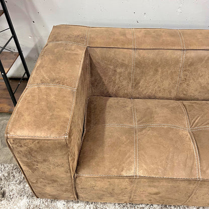 Cigar sofa. Microfiber mcm couch