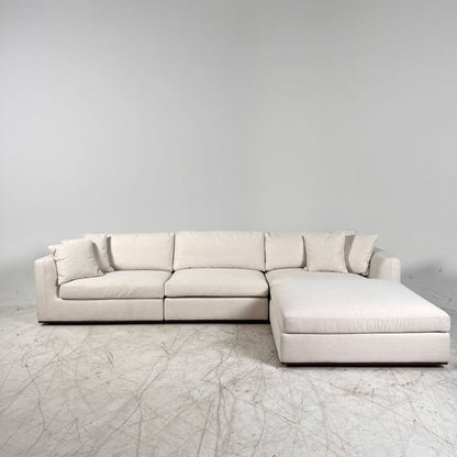 Moe's Rue 4piece modular sectional. Down filled L shaped sofa couch