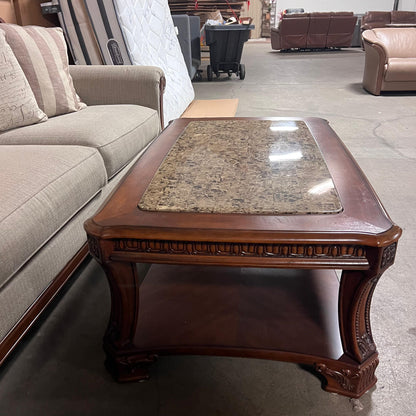 Ashley North Shore Coffee Table + End Table – Retailed $2,000