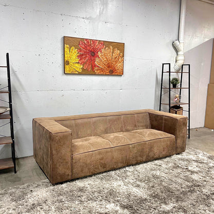 Cigar sofa. Microfiber mcm couch