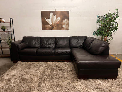 Jag's Furniture genuine leather sectional
