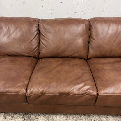 Genuine italian leather sofa.