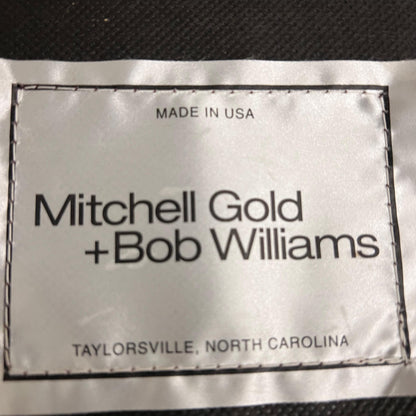 Mitchell Gold + Bob Williams full leather armchairs. Vintage accent Chairs.