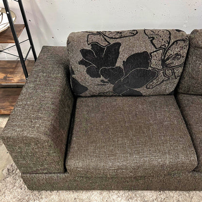 Cozy sectional with matching ottoman