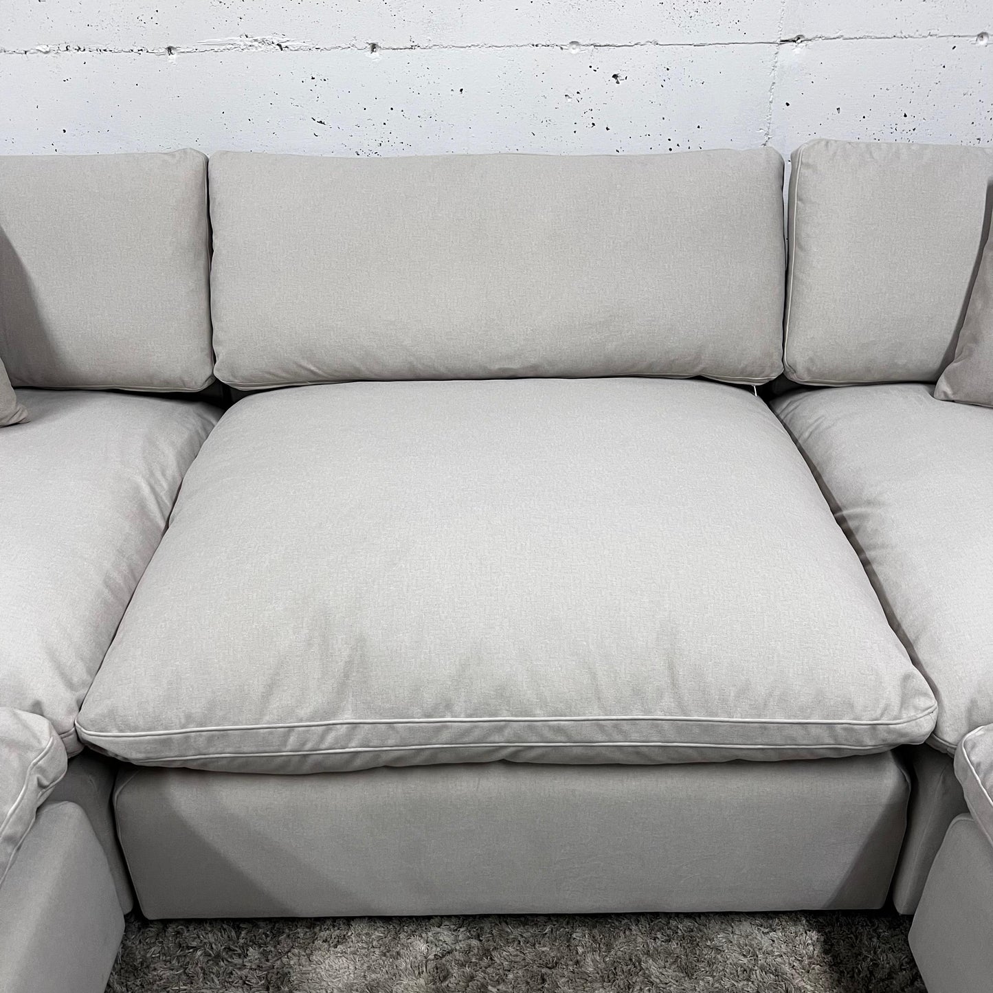 Bnib CasaBella Haylee cloud sectional. Modular L shaped sofa couch