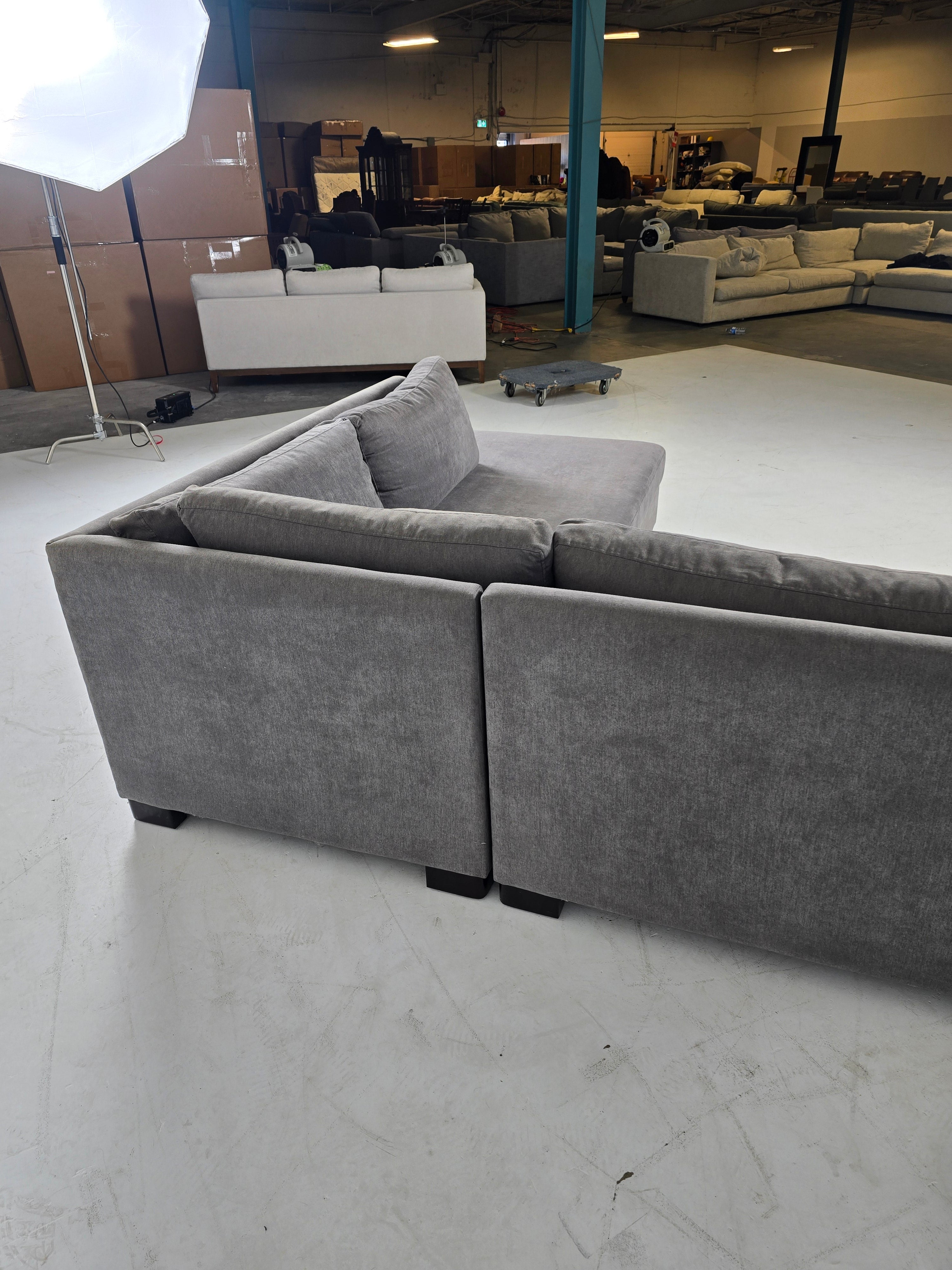 Van Gogh Sectional. L Shaped sofa couch. Delivery available