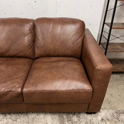 Genuine italian leather sofa.