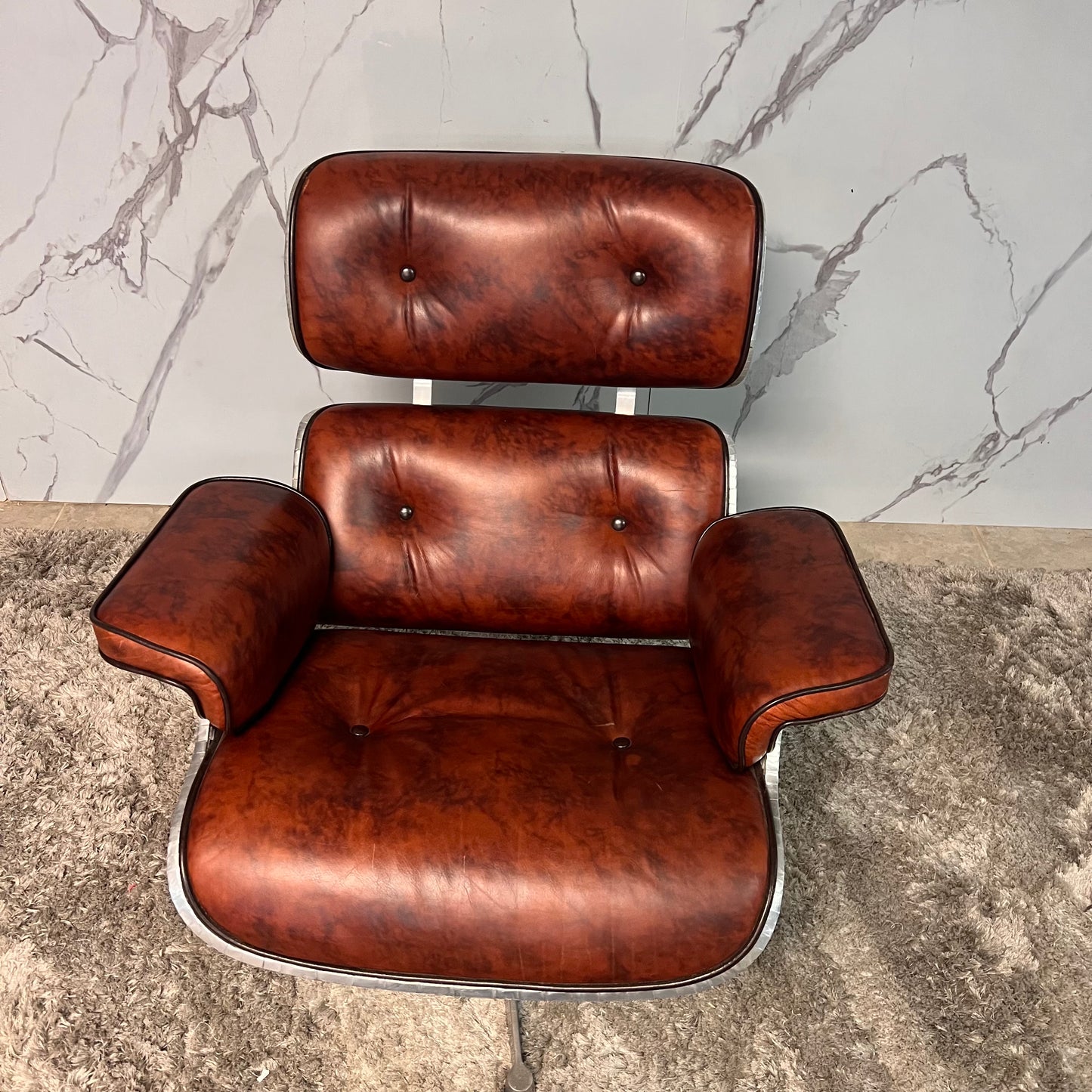 Eames chair and ottoman aviator