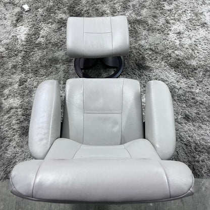 Img image leather recliner. Real leather