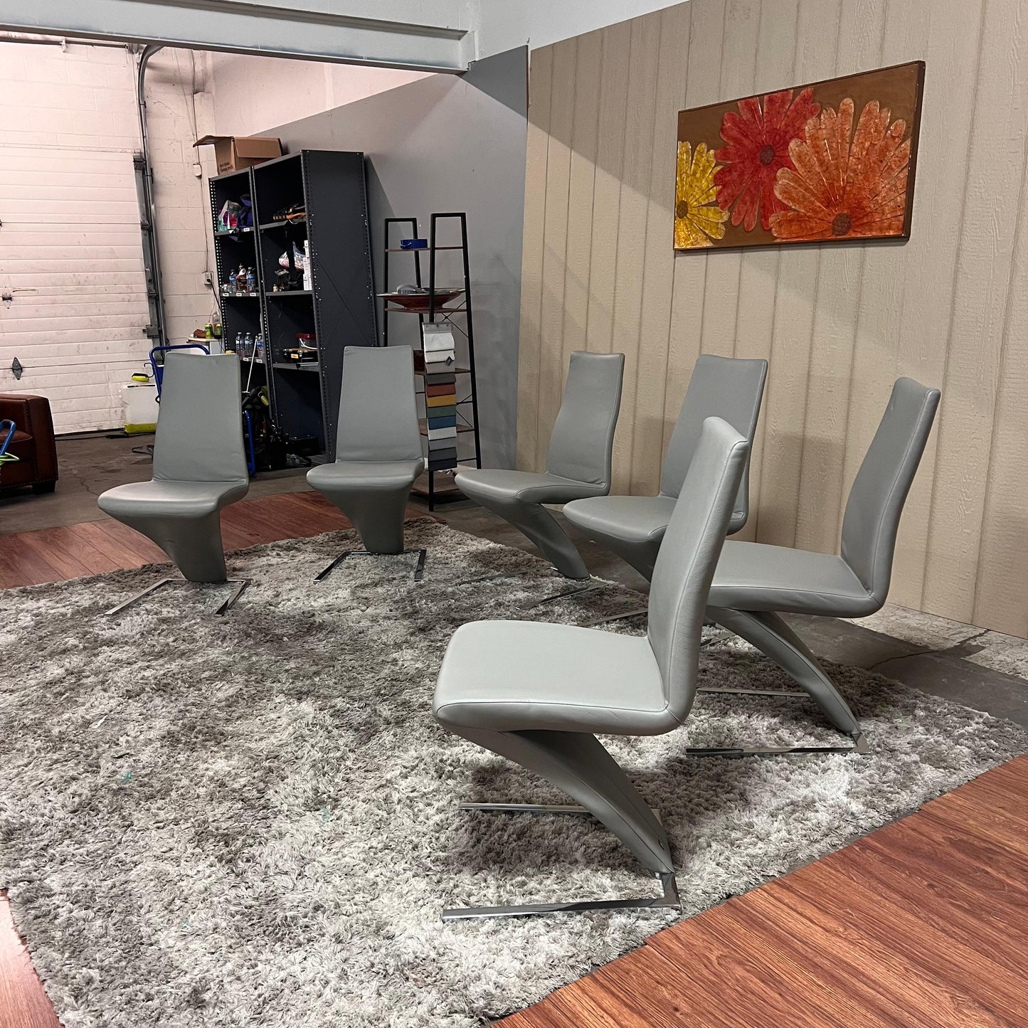 Rolf Benz 7800 chair. Genuine leather.